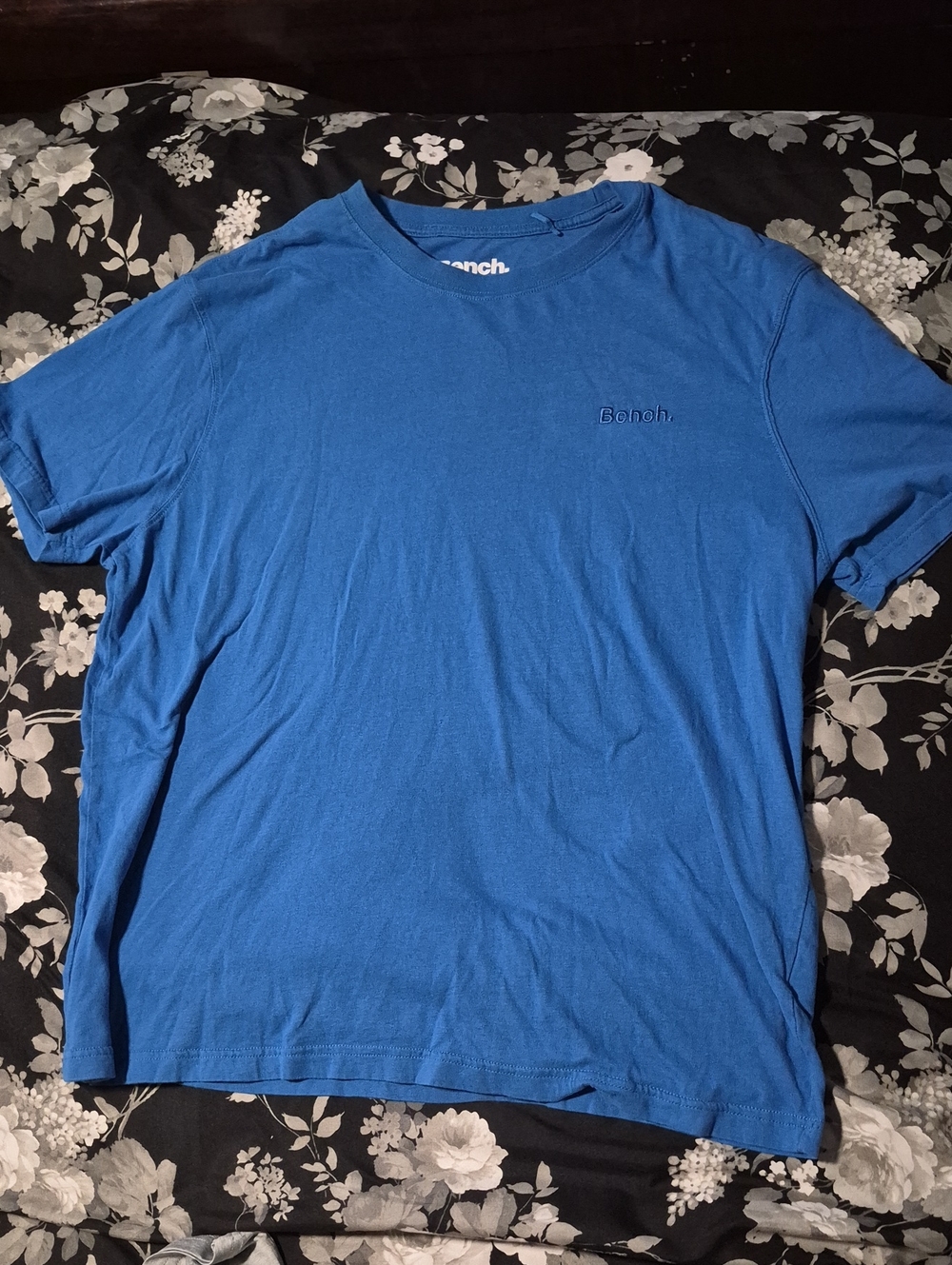 Bench Men's Short Sleeve Crew T-Shirt in Royal Blue